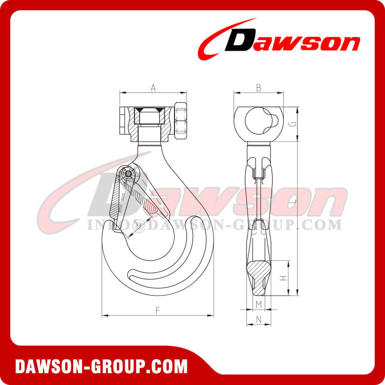 DS721 スライディング カップリング タックル フック - Dawson Group Ltd. - 中国メーカー、サプライヤー