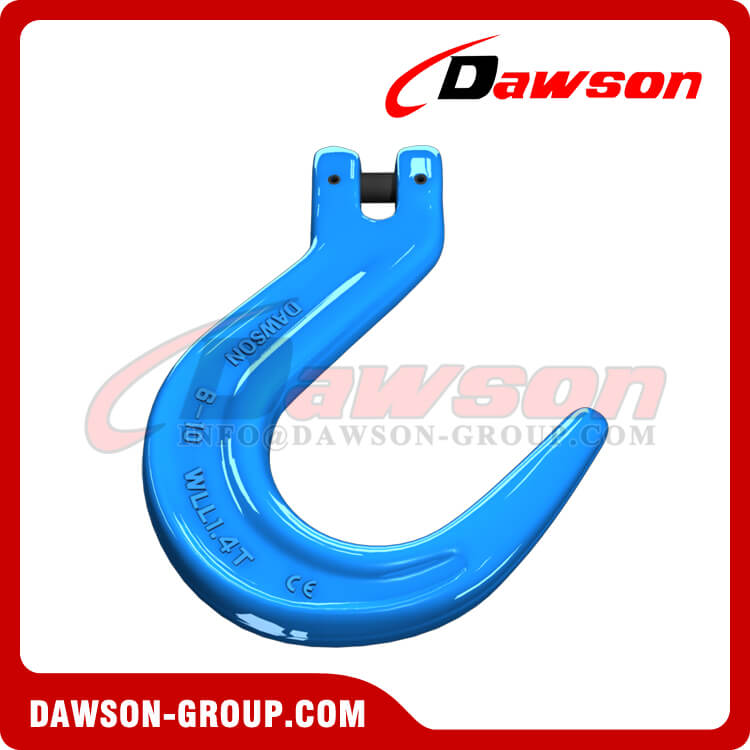 グレード 100 鍛造鋼クレビス鋳造フック、持ち上げ用 G100 クレビス タイプ大開口フック - Dawson Group - 中国工場、サプライヤー
