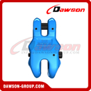 DS1057 G100 6-16MM قابض سلسلة Clevis من سبائك الصلب مزورة مع دبوس أمان لضبط طول السلسلة