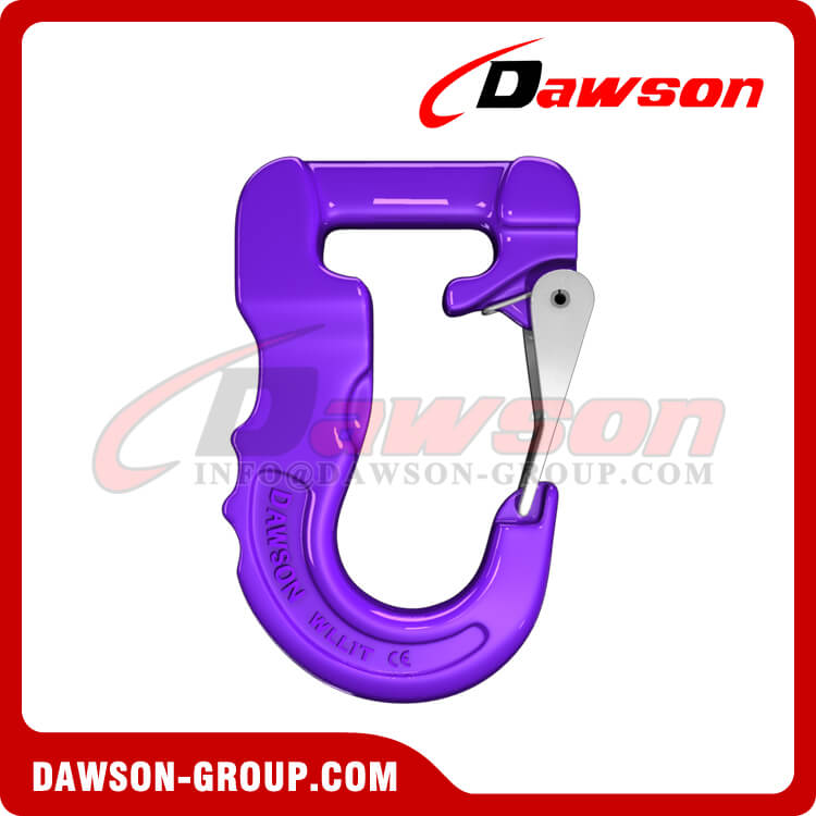 Grade 100 Web Sling Hook, G100 Synthetic Alloy Round Sling Hook 1T - Dawson Group Ltd. - China Supplier Gancho de estilingue de rede grau 100, gancho de estilingue redondo de liga sintética G100 1T - Dawson Group Ltd.