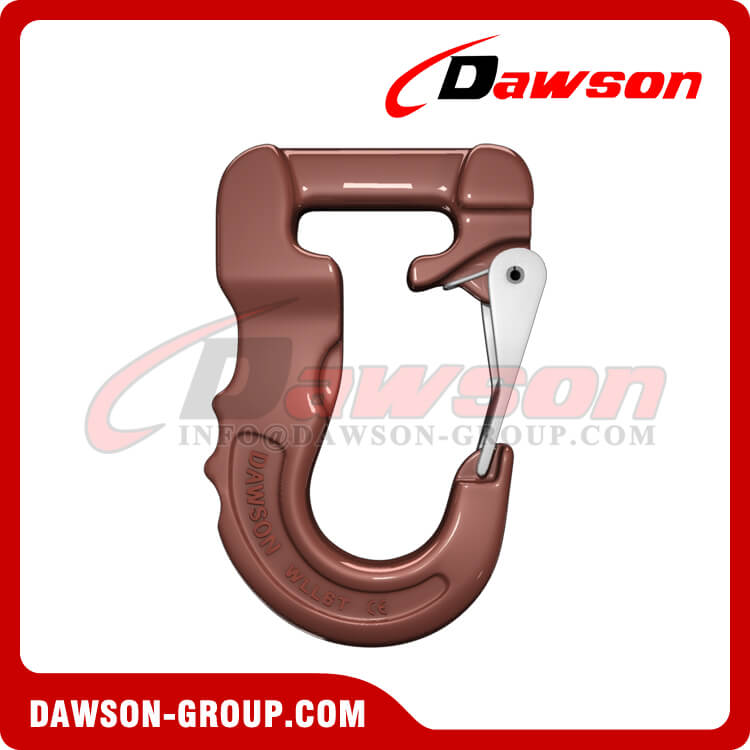 Grade 100 Web Sling Hook, G100 Synthetic Alloy Round Sling Hook 6T - Dawson Group Ltd. - China Supplier Gancho de estilingue de rede grau 100, gancho de estilingue redondo de liga sintética G100 6T - Dawson Group Ltd.