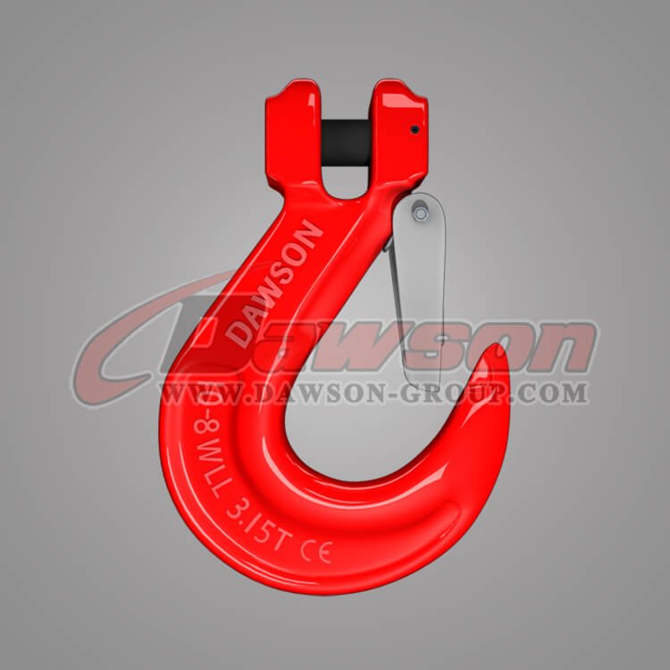 Gancho de eslinga tipo horquilla de grado 80 con pestillo fundido - F&aacute;brica de China