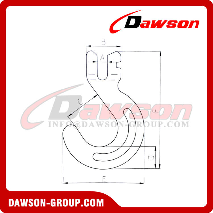 Gancho para contenedor DS472 G80 - Dawson Group Ltd. - Fabricante, f&aacute;brica de China