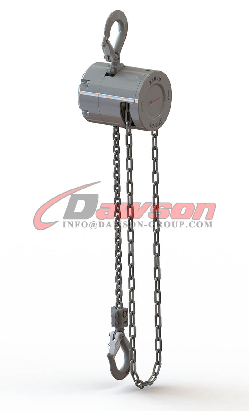 Mini polipasto de cadena de aleaci&oacute;n de aluminio de 250 kg, bloque de cadena - Dawson Group Ltd. - Proveedor de China