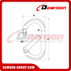 DS7108C Mosquetones de aluminio 7075