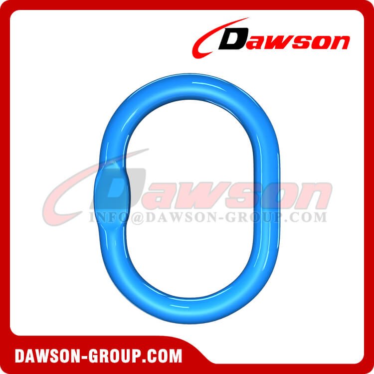 Eslab&oacute;n maestro de gran tama&ntilde;o forjado G100, eslab&oacute;n maestro de acero de aleaci&oacute;n de grado 100 para eslingas de cadena de elevaci&oacute;n - Dawson Group Ltd. - Fabricante de China