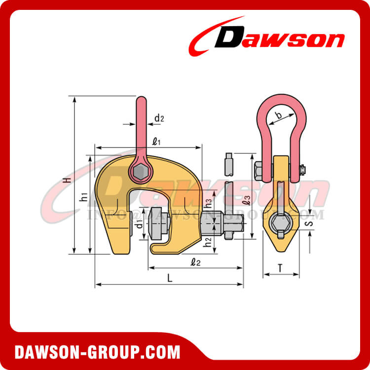 DS-SCC タイプ スクリュー カム クランプ、リフティング クランプ - Dawson Group Ltd. - 中国メーカー、サプライヤー