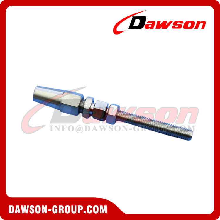 Terminal de hilo de perno Swageless de cuerda de alambre de acero inoxidable AISI316