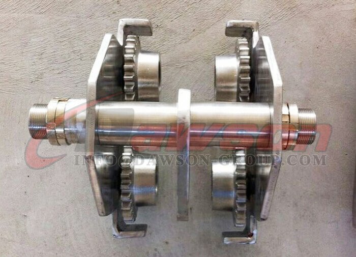 Carrinho de empurrar de a&ccedil;o inoxid&aacute;vel