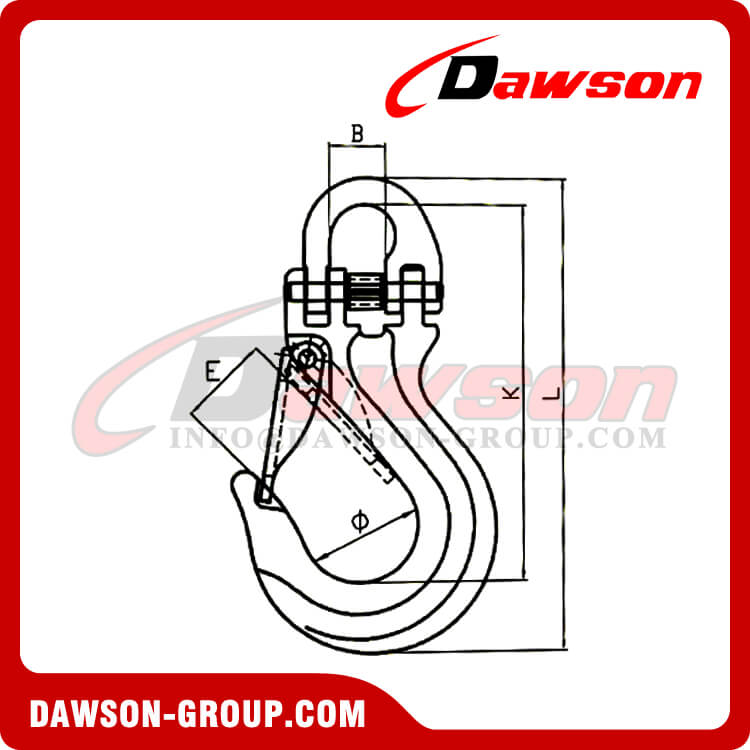 ウェビングスリング用ハーフリンク付き DS006 G80 フック - Dawson Group Ltd. - 中国メーカー、サプライヤー、工場