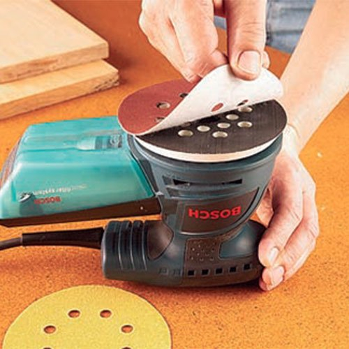 Paint Removal using 150mm Red/White/Yellow Sanding Disc with hole