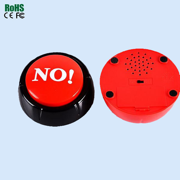 10 Seconds Playing Sound Easy Red Buzzer Button