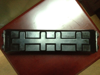 Rubber track shoe pad