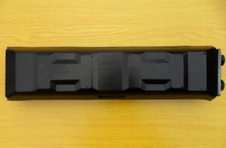 Rubber track shoe pad