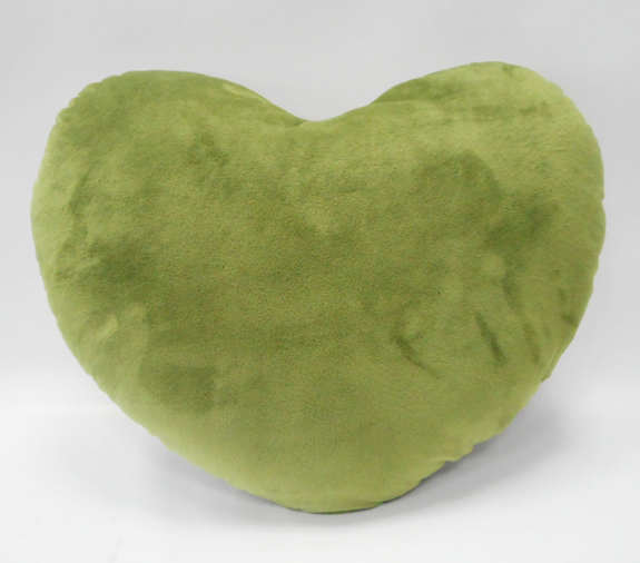 Plush Soft Stuffed Valentine Day Green Heart Pillow Cushion Gift 