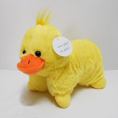 Cute Stuffed Plush Animal Baby Duck Pillow 