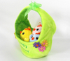 Fabric Green Basket Factory Custom Storage Plush Easter Basket