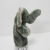 Plush Stuffed Toy Grey Elephant Hand Puppet for Kids