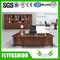 Solid wood office boss executive desk for sale(ET-01)