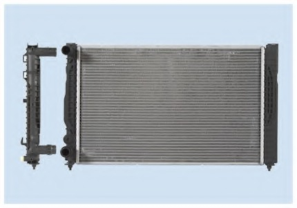 Radiator for audi