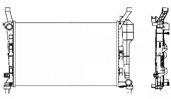 Radiator for BENZ