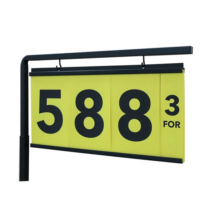 Double Sided Yellow Sprial Sign Board Kit W615mmXH310mm.