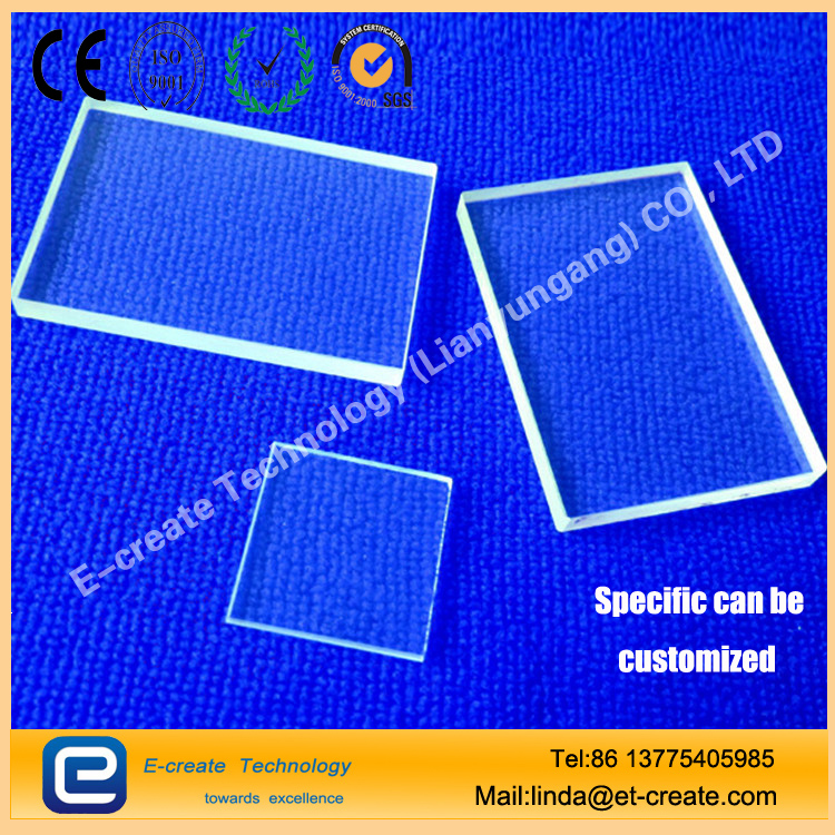 Quartz sheet quartz optical film observation window film UV substrate high temperature and high temperature quartz window custom