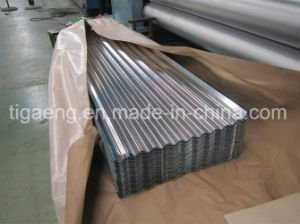 Mat&eacute;riaux galvanis&eacute;s de toiture/rev&ecirc;tement de fer ondul&eacute;/feuilles enduites toit de zinc