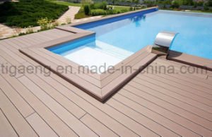 &Eacute;tage creux r&eacute;sistant commode de Decking de l'eau WPC d'installation