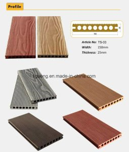 Compos&eacute; imperm&eacute;able &agrave; l'eau de qualit&eacute; enclenchant l'anti Decking UV de WPC