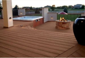 Planche ext&eacute;rieure de l'utilisation WPC Decrotive/plaque de plancher en bois de Vinyle pour Austrilia