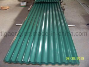 Placa de material para techos de acero acanalada del bajo costo PPGI/PPGL para &Aacute;frica
