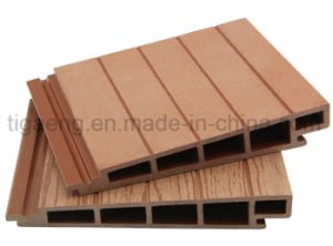 Panneau de mur d&eacute;coratif fabriqu&eacute; facile recyclable de l'&eacute;preuve WPC de termite