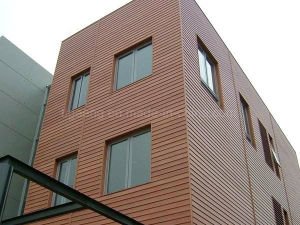 Rev&ecirc;tement en plastique en bois imperm&eacute;able &agrave; l'eau r&eacute;sistant UV de mur de panneau de mur de WPC
