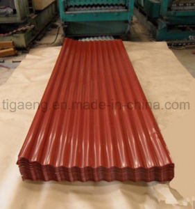 Feuille en acier simple de toiture du prix usine de construction PPGI