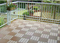 Decking antid&eacute;rapant de WPC DIY de PE en bois carr&eacute; imperm&eacute;able &agrave; l'eau de tuile