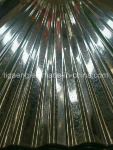 Feuille en acier ondul&eacute;e galvanis&eacute;e enduite par zinc de toiture/mur pour l'Afrique