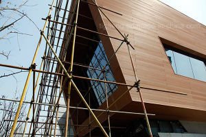 Panneaux de WPC pour de Chambre l'anti WPC rev&ecirc;tement UV de mur de la d&eacute;coration