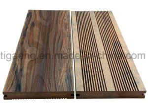 &Eacute;tage ext&eacute;rieur environnemental de Decking du solide WPC de maintenance inf&eacute;rieure