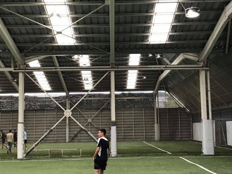 Modular Prefabricated Steel Fabricated Peb Football Basketball Court