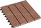 Tabl&oacute;n pl&aacute;stico de madera de Outerior/Decking ULTRAVIOLETA anti de madera para la decoraci&oacute;n del suelo