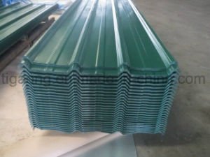 Azulejo de material para techos trapezoidal del metal de la construcci&oacute;n simple PPGI/PPGL del precio de f&aacute;brica
