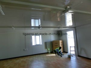 Soluci&oacute;n r&aacute;pida y eficiente del edificio prefabricado del envase de la cubierta