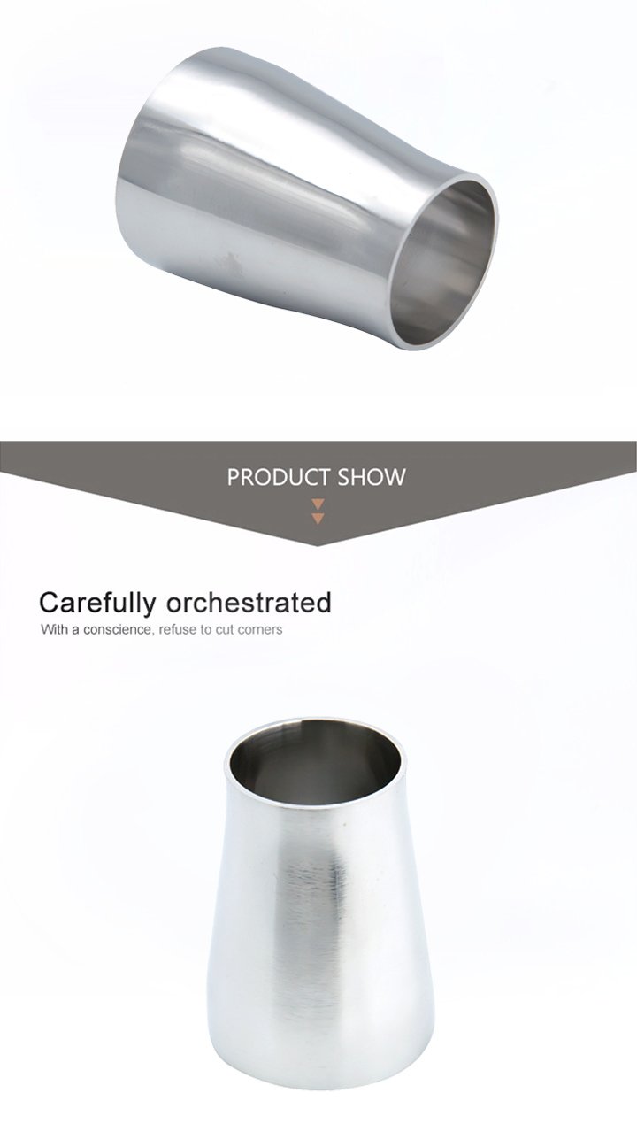 Гигиенический конический сварной переходник SMS из нержавеющей стали