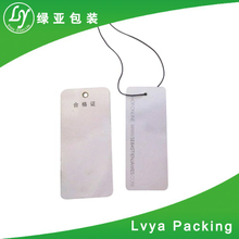 Custom Brand Plastic Round Hangtag