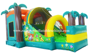 RB3011(8x4x4.6m) Inflatables Jungle Theme Bouncy Combo