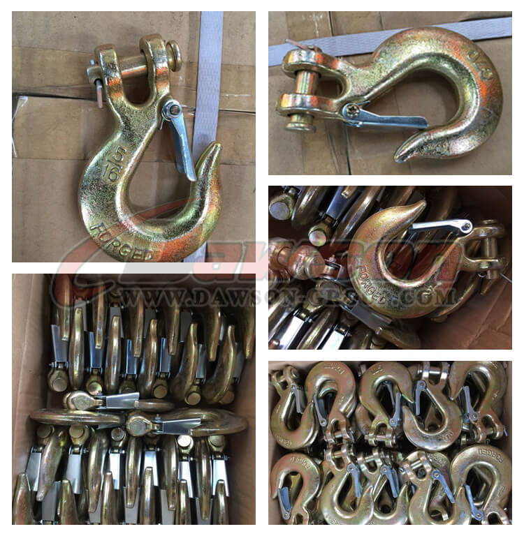 Gancho deslizante de horquilla forjado DS127 G70 y G43 con pestillo - Dawson Group Ltd. - Fabricante, proveedor y f&aacute;brica de China