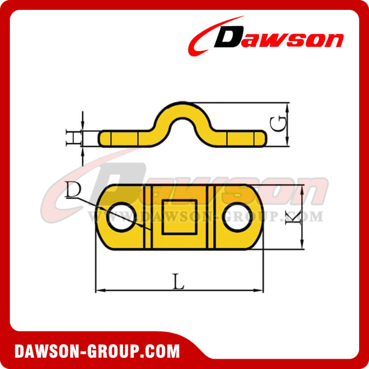 ALMOHADILLA DE ELEVACI&Oacute;N FORJADA DS722 G80 - DAWSON GROUP LTD.- PROVEEDOR FABRICANTE DE CHINA