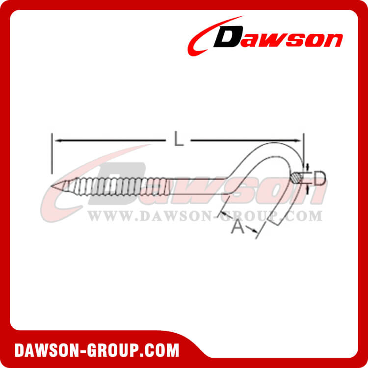 GANCHO DE TECHO+ZINCADO - DAWSON GROUP LTD.- FABRICANTE, PROVEEDOR, F&Aacute;BRICA DE CHINA
