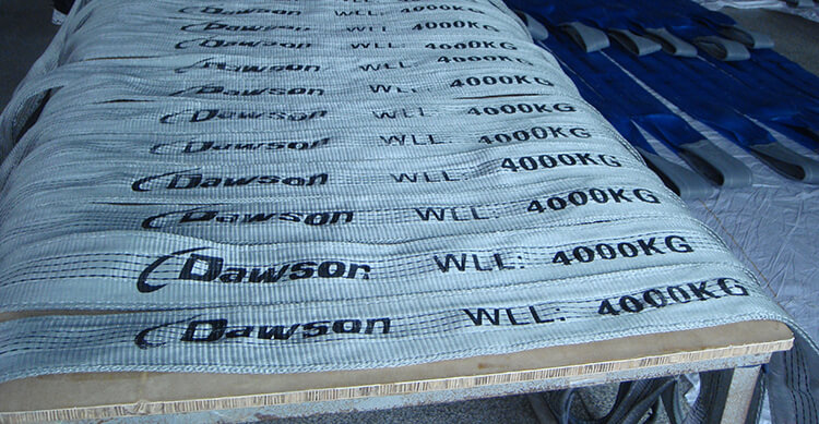 China Dawson Group WLL Eslingas de correas de poli&eacute;ster de 4 toneladas - Eslingas de elevaci&oacute;n - Fabricante, exportador